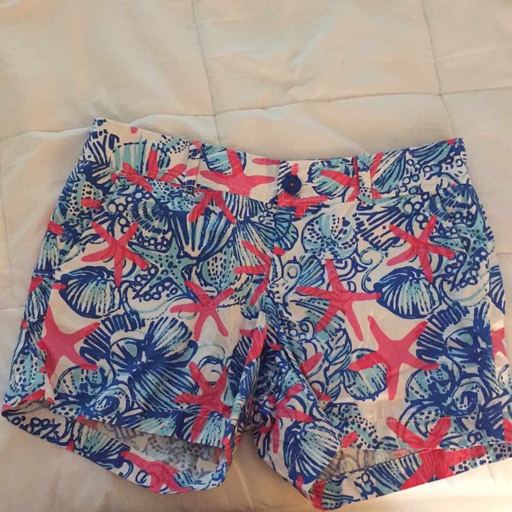 Lilly Pulitzer, size 6, She She Shell, SSS shorts